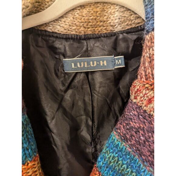 LULU-H women's blazer jacket 30% wool 70% viscose Size M - Picture 8 of 9